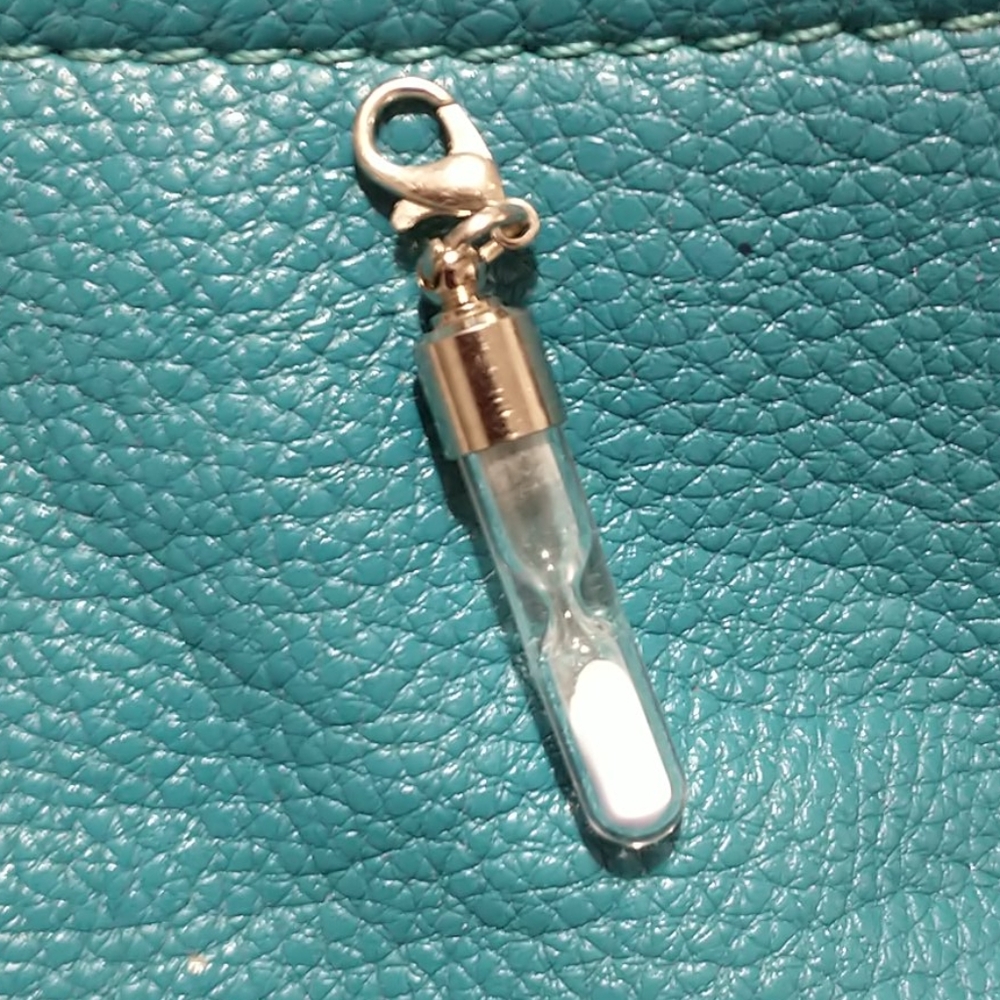 New Glow in the dark Hour Glass Pendant